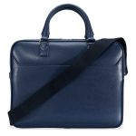 Cặp Xách Tay Montblanc Sartorial Slim Leather Document Indigo Màu Xanh Navy