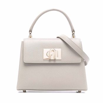 Túi Xách Furla 1927 Flip-Locked Mini Tote Bag Grey Màu Xám