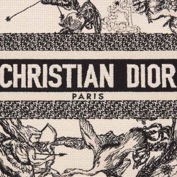 Túi Xách Dior Small Book Tote Latte Toile de Jouy Zodiac Embroidery