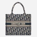 Túi Xách Dior Small Book Tote Blue Dior Oblique Jacquard