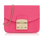 Túi Đeo Chéo Furla Ortensia Lizard Printed Leather Metropolis Mini Crossbody Bag Màu Hồng