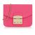 Túi Đeo Chéo Furla Ortensia Lizard Printed Leather Metropolis Mini Crossbody Bag Màu Hồng