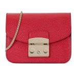 Túi Đeo Chéo Furla Metropolis Mini Crossbody Màu Đỏ Ruby Size 17