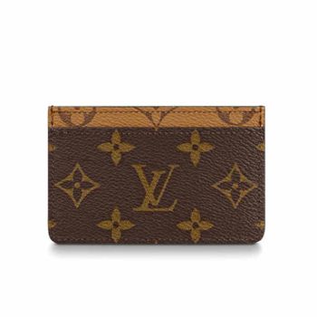 Ví Card Holder Louis Vuitton LV Monogram 2020-21FW Màu Nâu