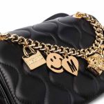 Túi Xách Moschino Charm-Detail Crossbody Bag Màu Đen