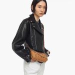 Túi Xách MCM Delmy Shoulder Bag In Visetos Màu Nâu