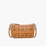 Túi Xách MCM Delmy Shoulder Bag In Visetos Màu Nâu