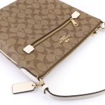 Túi Xách Coach Rowan Pile Bag Khaki Chalk Màu Nâu Nhạt
