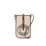 Túi Đeo Chéo Burberry Logo Graphic Crossbody Bag Màu Be Phối Nâu