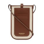 Túi Đeo Chéo Burberry Logo Graphic Crossbody Bag Màu Be Phối Nâu