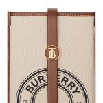 Túi Đeo Chéo Burberry Logo Graphic Crossbody Bag Màu Be Phối Nâu