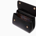 Túi Xách Nữ Dolce & Gabbana D&G Small Sicily Bag in Iguana Printed Leather Màu Đen