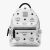 Balo MCM Stark Side Studs Bebe Boo Backpack In Visetos White Màu Trắng