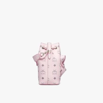 Túi Cầm Tay MCM Zoo Rabbit Bucket Bag In Visetos Pink Màu Hồng