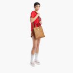 Túi Tote MCM Klassik Tote In Visetos Cognac Màu Nâu