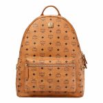 Balo MCM Stark Side Studs Backpack in Visetos Size 40cm