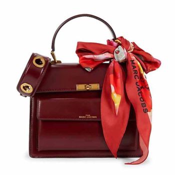 Túi Xách Marc Jacobs The Uptown Leather Satchel Màu Đỏ