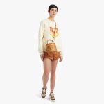 Túi Xách Tay MCM Cylinder Crossbody In Visetos Màu Nâu