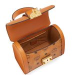 Túi Xách Tay MCM Tracy Visetos Leather Top-Handle Bag Màu Nâu
