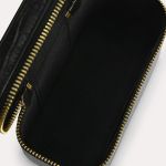 Túi Đeo Chéo Pedro Textured Leather Vanity Case PW4-65940023 Màu Đen