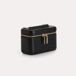 Túi Đeo Chéo Pedro Textured Leather Vanity Case PW4-65940023 Màu Đen