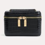 Túi Đeo Chéo Pedro Textured Leather Vanity Case PW4-65940023 Màu Đen