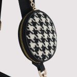 Túi Xách Pedro Houndstooth Double Flap Shoulder Bag PW2-75210093-2 Màu Đen
