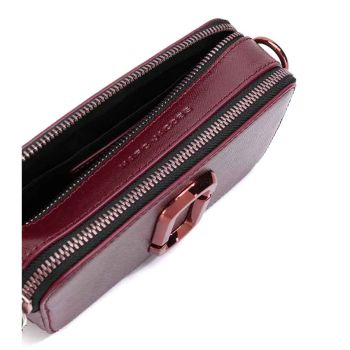 Túi Đeo Chéo Marc Jacobs The Snapshot Camera Bag Màu Đỏ Mận