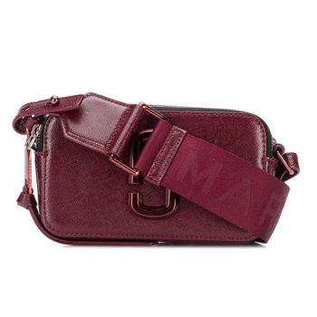 Túi Đeo Chéo Marc Jacobs The Snapshot Camera Bag Màu Đỏ Mận