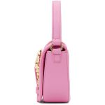 Túi Cầm Tay Versace Jeans Couture Pink Round Buckle Bag Màu Hồng