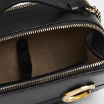 Túi Đeo Chéo Chloé C Mini Vanity Bag In Shiny Calfskin Màu Đen