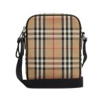 Túi Đeo Chéo Burberry Vintage Check Messenger Bag Màu Nâu
