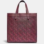 Túi Tote Coach Field Tote With Horse And Carriage Print Màu Đỏ