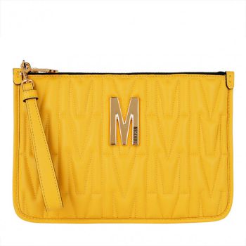Túi Moschino Clutch Yellow Màu Vàng