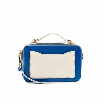 Túi Marc Jacobs Cowhide The Sure Shot Shoulder Bag Blue Leather Màu Xanh Blue