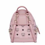 Balo MCM Pink Stark Side Studs Bebe Boo Backpack Màu Hồng