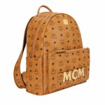 Balo MCM Trio Strong SMD Rucksack Cognac Màu Nâu