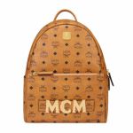 Balo MCM Trio Strong SMD Rucksack Cognac Màu Nâu