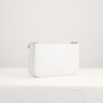 Túi Đeo Vai Pedro Tweed Double Flap Shoulder Bag PW2-75210093 Màu Trắng