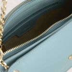 Túi Đeo Vai Pedro Tweed Double Flap Shoulder Bag Màu Xanh