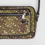 Túi Đeo Chéo Burberry Monogram Print And Leather Crossbody Bag Phối Màu