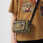 Túi Đeo Chéo Burberry Monogram Print And Leather Crossbody Bag Phối Màu