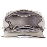 Balo Michael Kors MK Whitney Quilted Leather Backpack- Pearl Grey Màu Xám