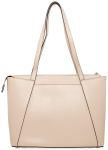 Túi Tote Michael Kors MK Maddie Medium Crossgrain Leather Tote  Màu Hồng