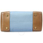 Túi Tote Michael Kors MK Mercer Gallery Medium Tote- Powder Blue  Màu Xanh Blue