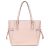 Túi Tote Michael Kors MK Small Voyager Textured Crossgrain Leather Tote- Soft Pink  Màu Hồng