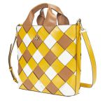 Túi Tote Michael Kors MK Mott Woven Leather Market Tote- Jasmine Yellow Màu Vàng