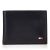 Ví Nam Tommy Hilfiger Men's Thin Sleek Casual Bifold Wallet Black Dore