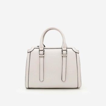 Túi Xách Tay Vascara Quai Phối Khóa SAT 0223 - Màu Xám Nhạt