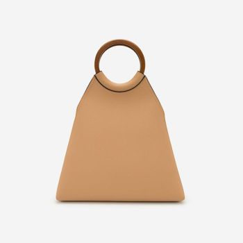 Túi Tote Vascara Quai Gỗ Dáng Gập - TOT 0045 - Màu Be